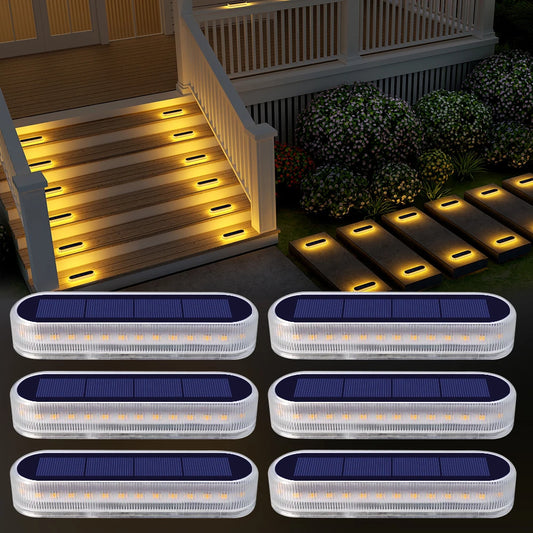 Luci Solari da Giardino | Lampade LED Impermeabili IP68 con Accensione Automatica | Illuminazione Efficiente per Cortili e Percorsi