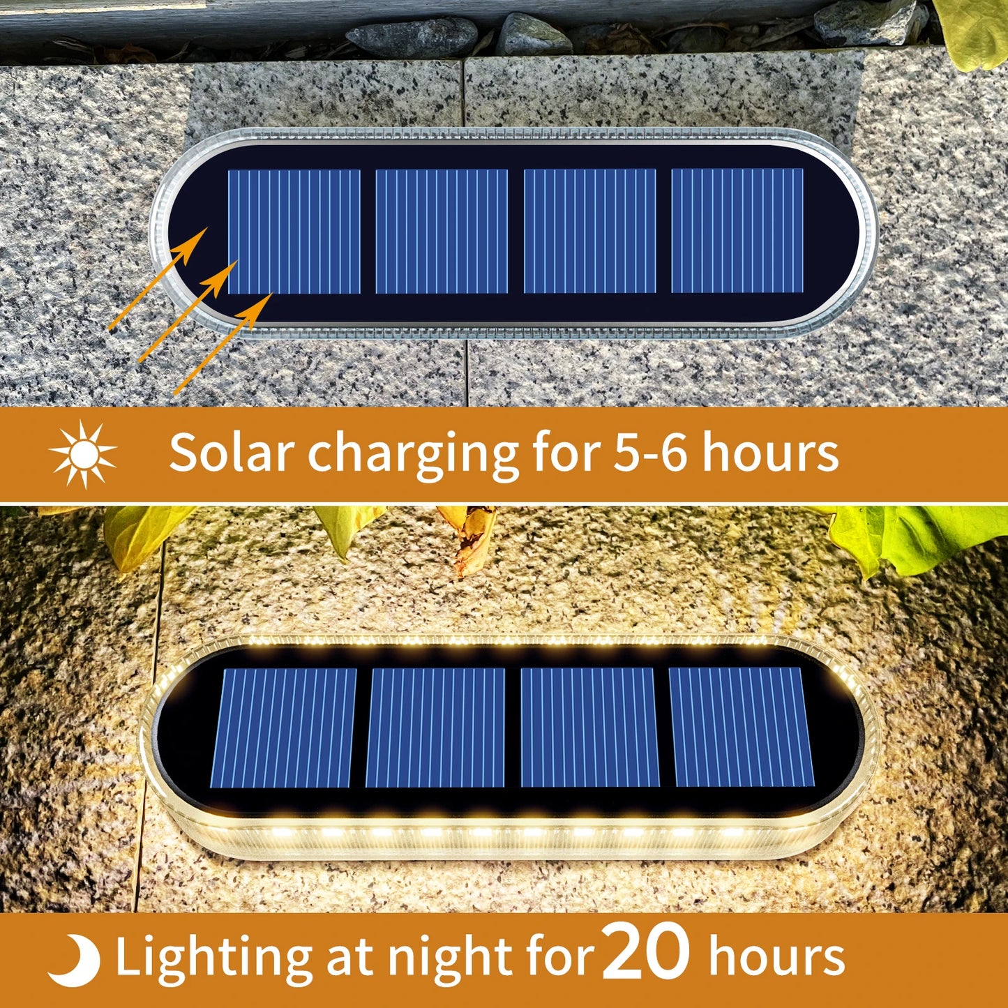 Garden Solar Lights | IP68 Waterproof LED Lamps with Automatic On/Off | Efficient Lighting for Yards and Pathways