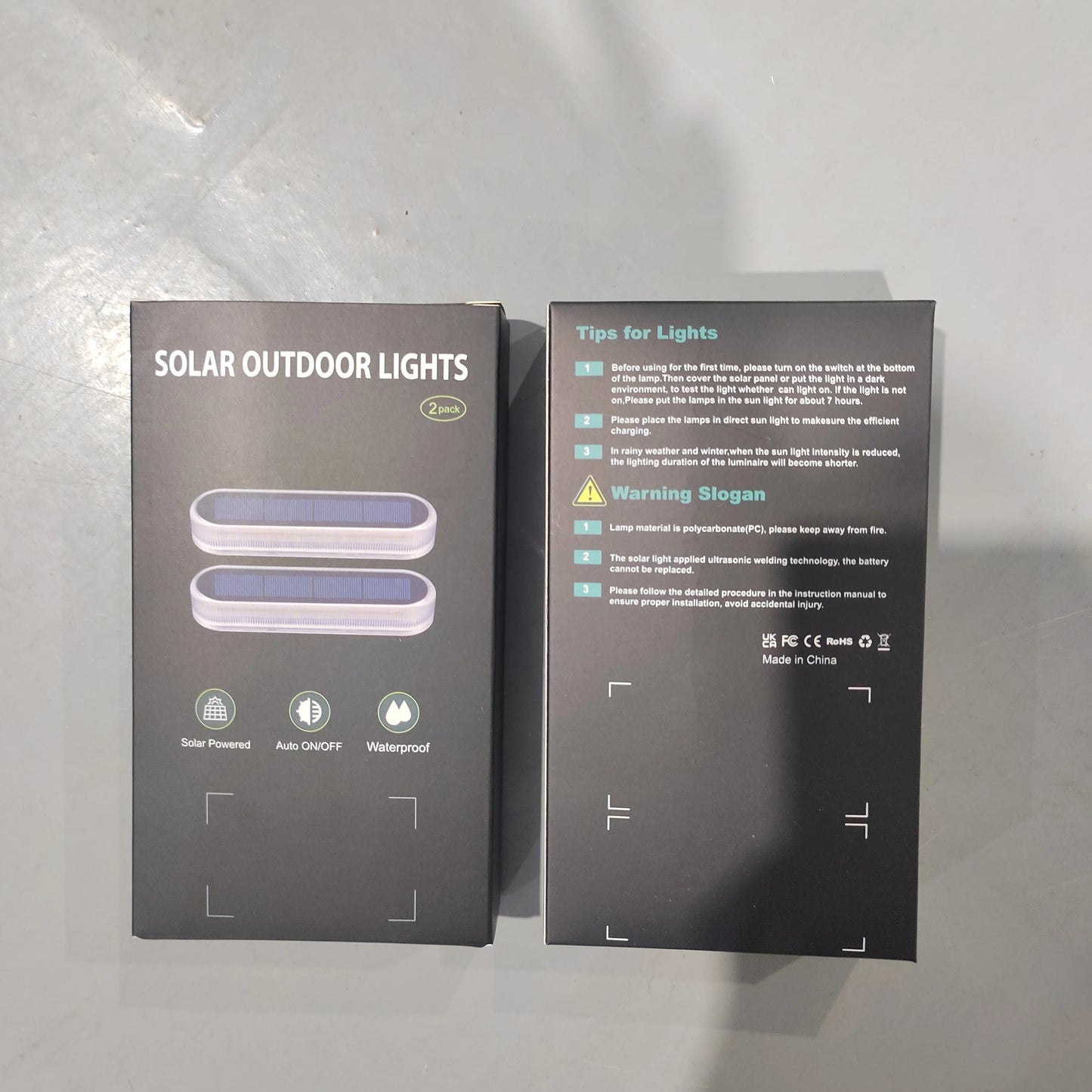 Garden Solar Lights | IP68 Waterproof LED Lamps with Automatic On/Off | Efficient Lighting for Yards and Pathways