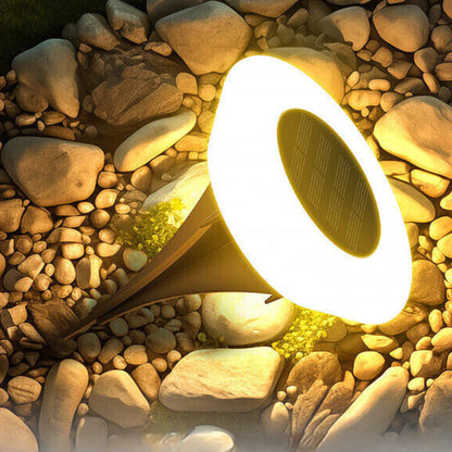 Solar Garden Lights | Rust-Resistant Ground Lamps with 14 LEDs | Automatic Lighting for Safety and Comfort