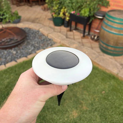 Solar Garden Lights | Rust-Resistant Ground Lamps with 14 LEDs | Automatic Lighting for Safety and Comfort
