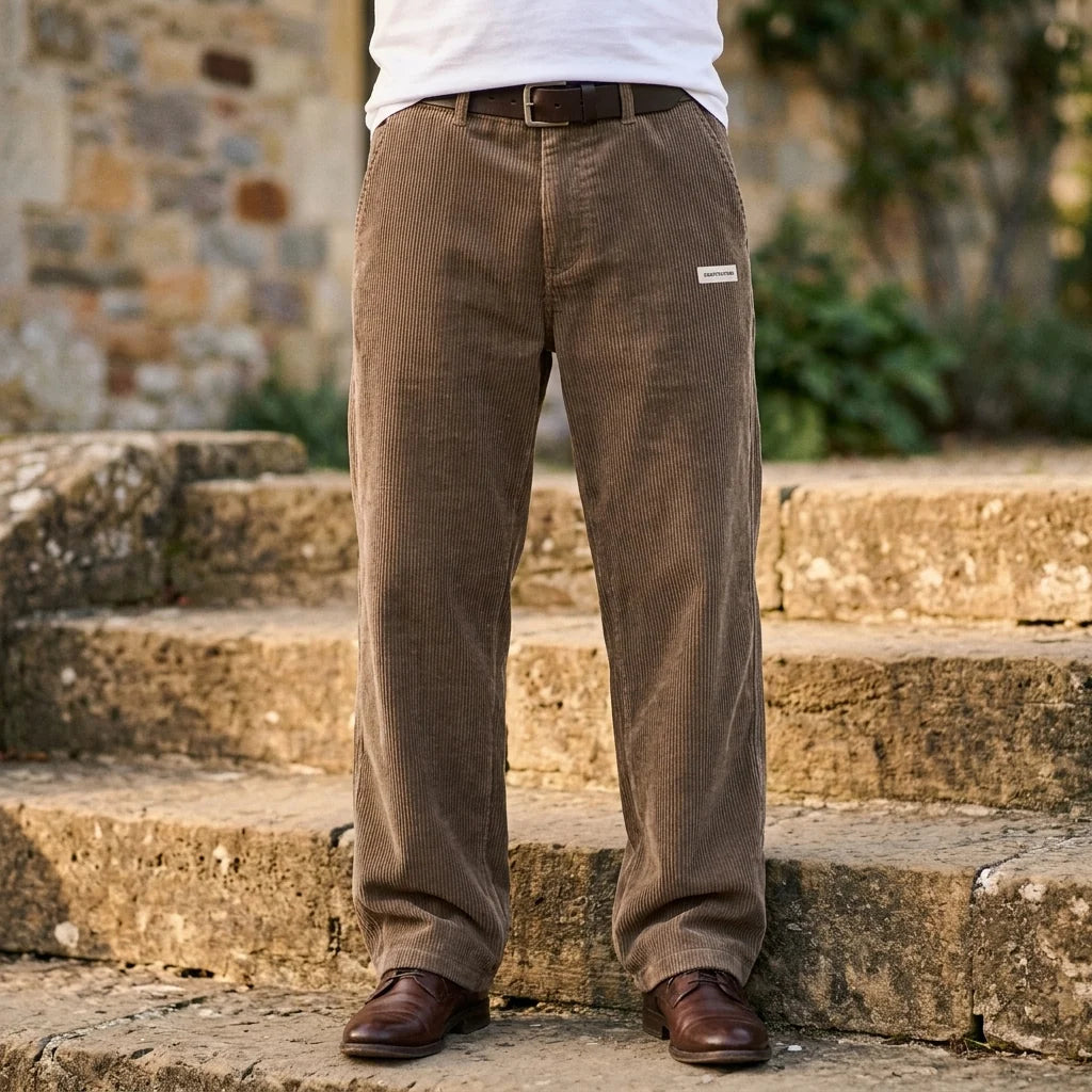 Lucian | Eleganti Pantaloni in Velluto a Coste Comodi 0