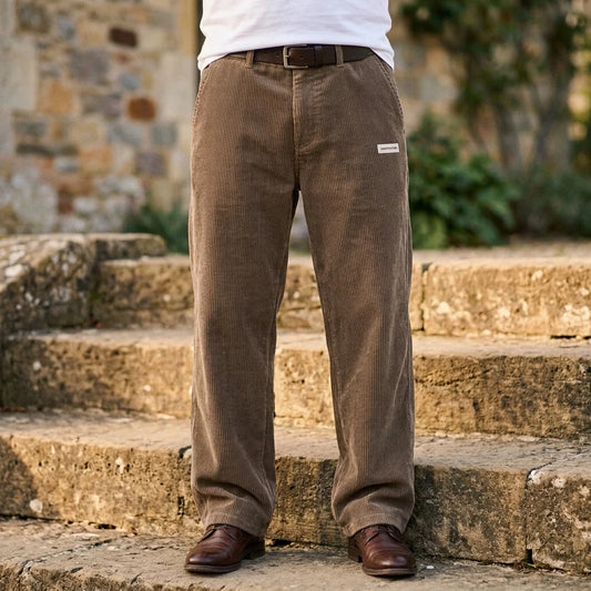 Lucian | Eleganti Pantaloni in Velluto a Coste Comodi 0