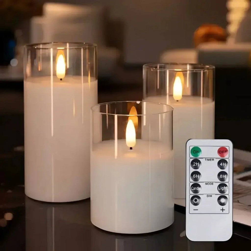 LumiCandle | Candele Decorative Senza Fiamma con Telecomando | Atmosfera Sicura per Ogni Occasione 9