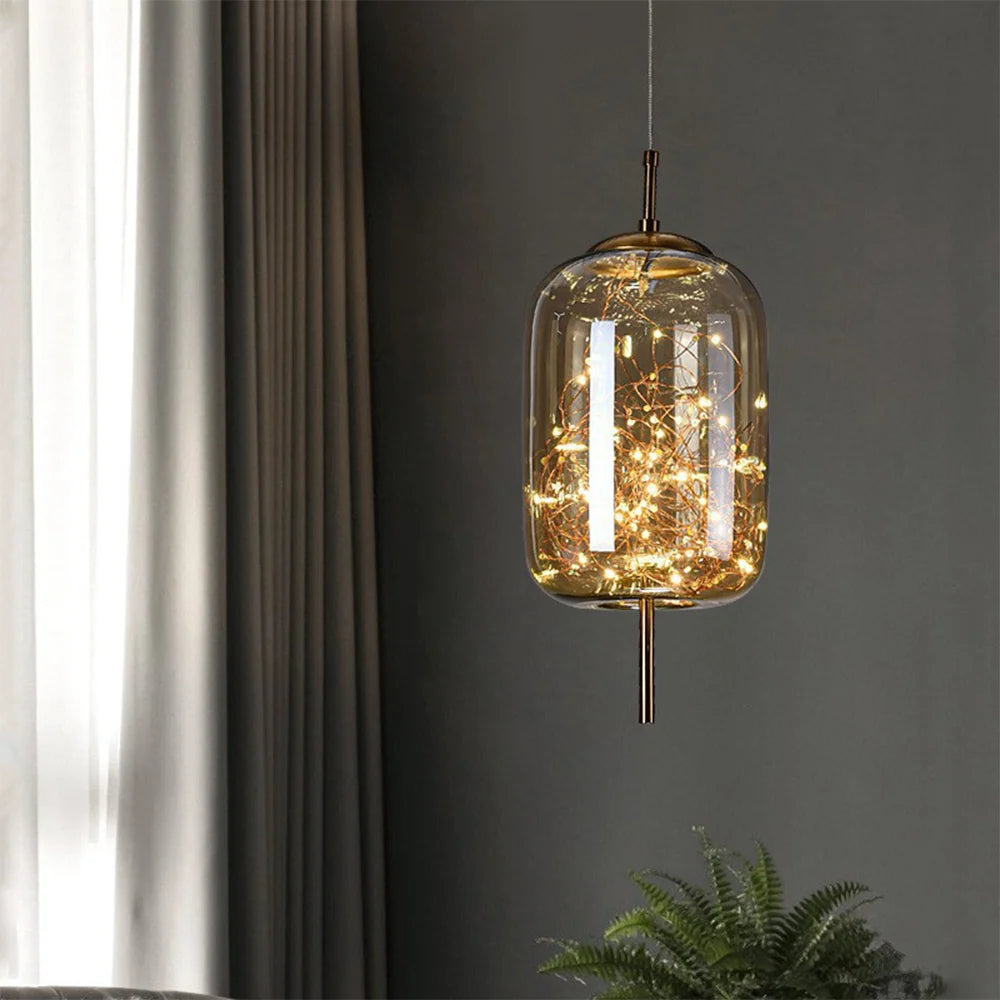 Luminara | Elegante Plafoniera LED Soffitto in Vetro Regolabile 0