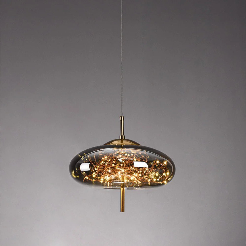 Luminara | Elegante Plafoniera LED Soffitto in Vetro Regolabile 10