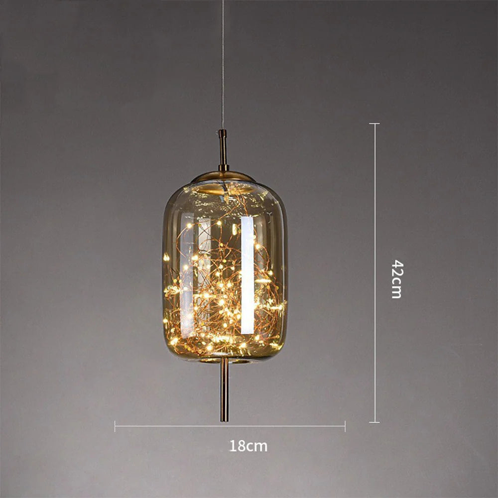 Luminara | Elegante Plafoniera LED Soffitto in Vetro Regolabile 3