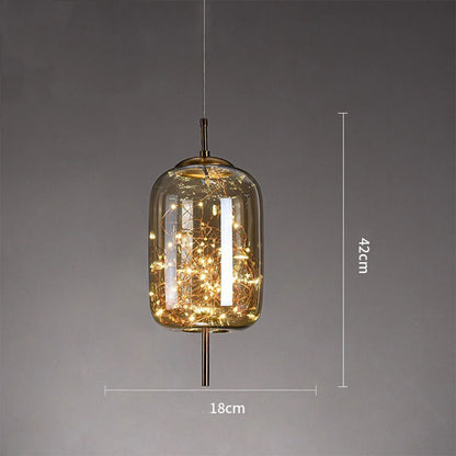 Luminara | Elegante Plafoniera LED Soffitto in Vetro Regolabile 3