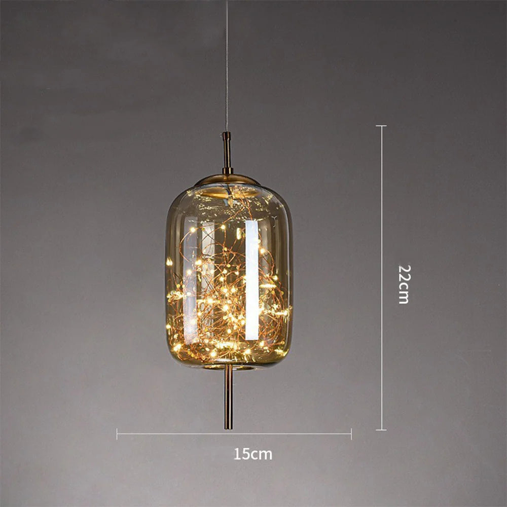 Luminara | Elegante Plafoniera LED Soffitto in Vetro Regolabile 4