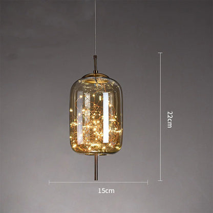 Luminara | Elegante Plafoniera LED Soffitto in Vetro Regolabile 4