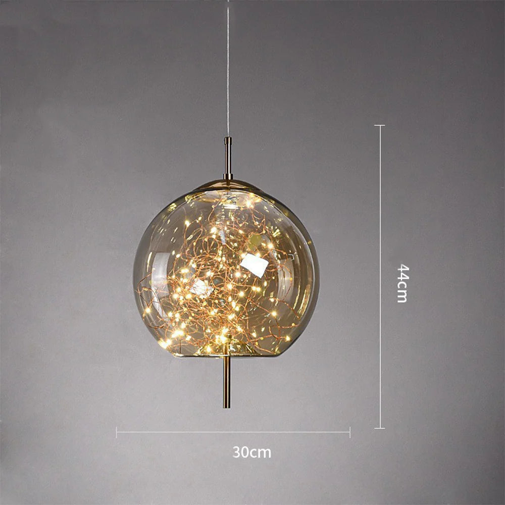 Luminara | Elegante Plafoniera LED Soffitto in Vetro Regolabile 6
