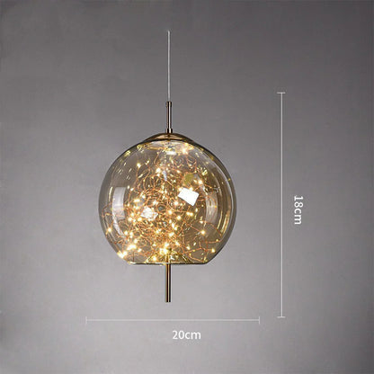 Luminara | Elegante Plafoniera LED Soffitto in Vetro Regolabile 7