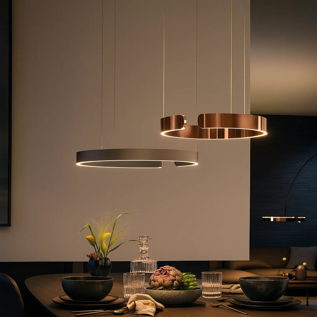 LumoRing | Elegante Moderna Lampada LED Sospesa per Interni 0
