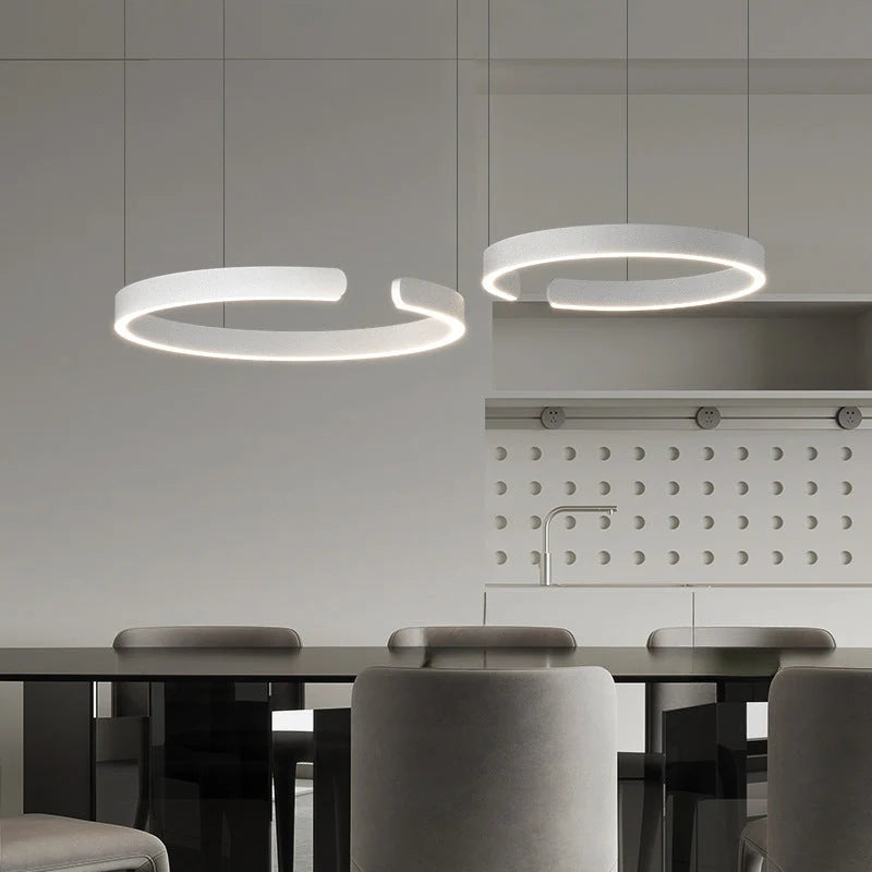 LumoRing | Elegante Moderna Lampada LED Sospesa per Interni 2