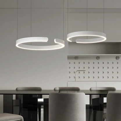 LumoRing | Elegante Moderna Lampada LED Sospesa per Interni 2