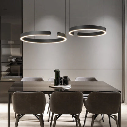 LumoRing | Elegante Moderna Lampada LED Sospesa per Interni 3