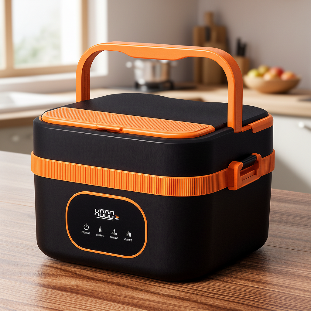 Self-Heating Lunchbox | Smart Heating for Hot Meals | 1000 ml Capacity and Leak-Proof Design for Office