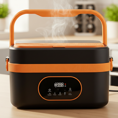Self-Heating Lunchbox | Smart Heating for Hot Meals | 1000 ml Capacity and Leak-Proof Design for Office