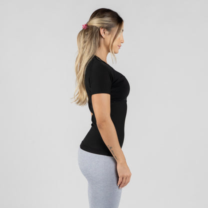 Maglietta da Sauna Donna | Effetto Riscaldante con Focus su Addome | Confezione da 3 per Allenamenti Efficaci 4