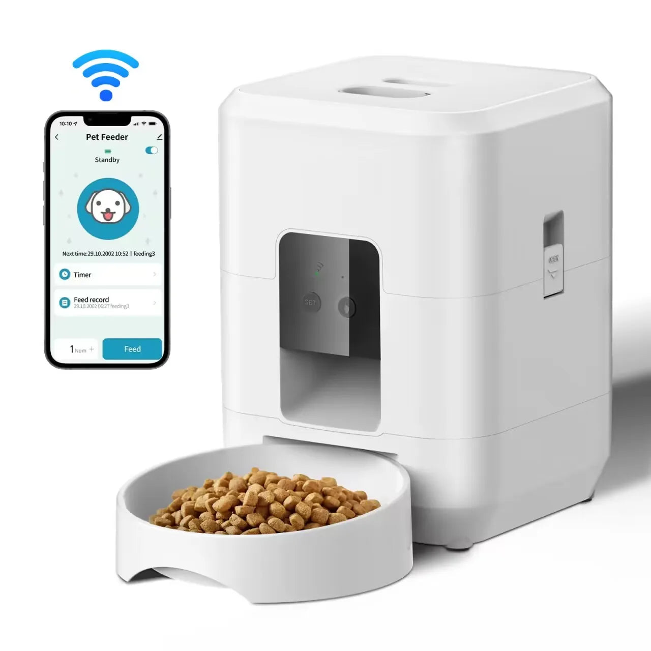 Mangiatoia Automatica per Animali | Wi-Fi e Controllo App - Alimentazione Precisa per Cani e Gatti 11