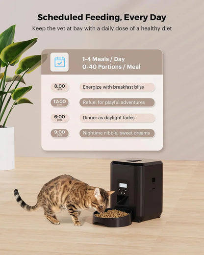 Mangiatoia Automatica per Animali | Wi-Fi e Controllo App - Alimentazione Precisa per Cani e Gatti 7