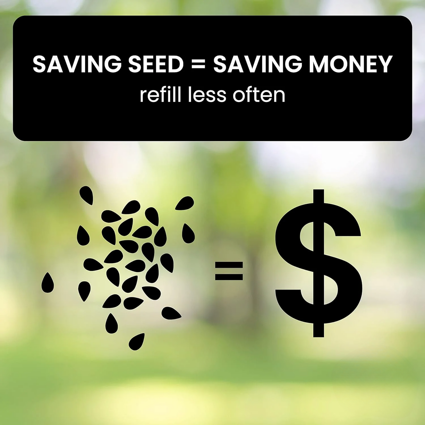 Bird Feeder | Squirrel-Proof with Rotating Perch | Durable Design for Continuous Feeding