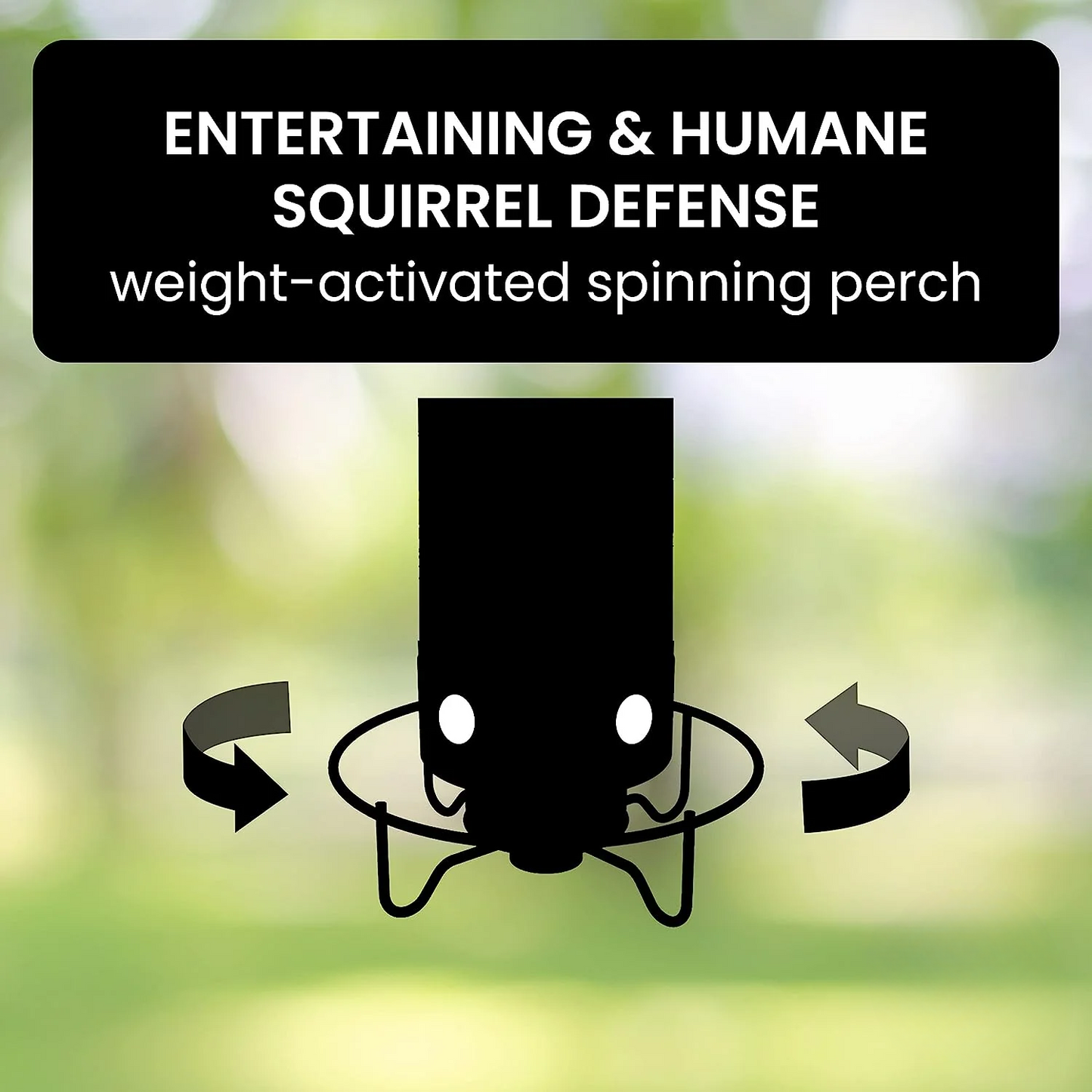 Bird Feeder | Squirrel-Proof with Rotating Perch | Durable Design for Continuous Feeding