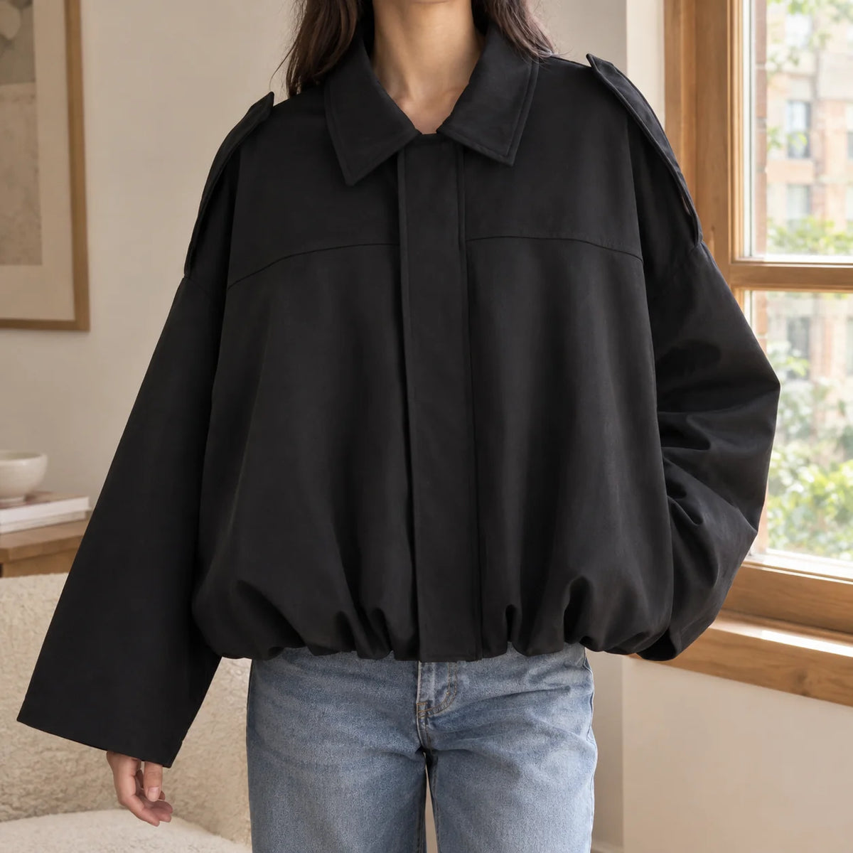 Marco | Comoda Giacca Bomber Corta Oversize Streetwear 0