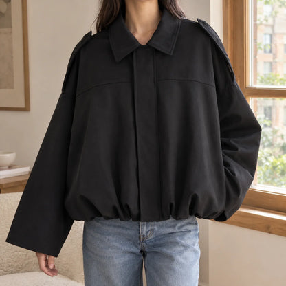 Marco | Comoda Giacca Bomber Corta Oversize Streetwear 0
