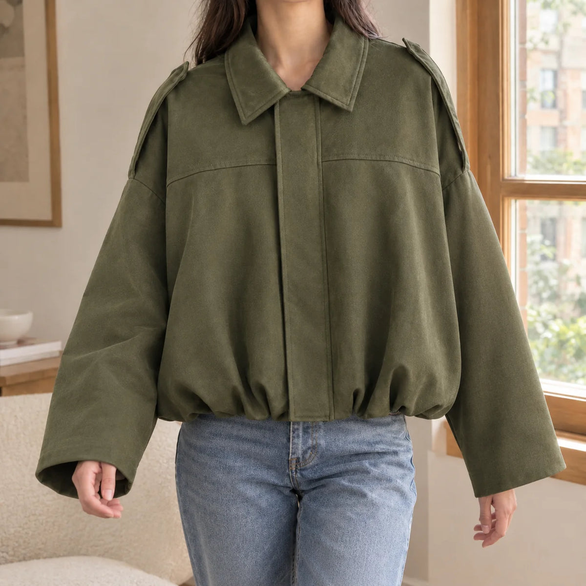 Marco | Comoda Giacca Bomber Corta Oversize Streetwear 5
