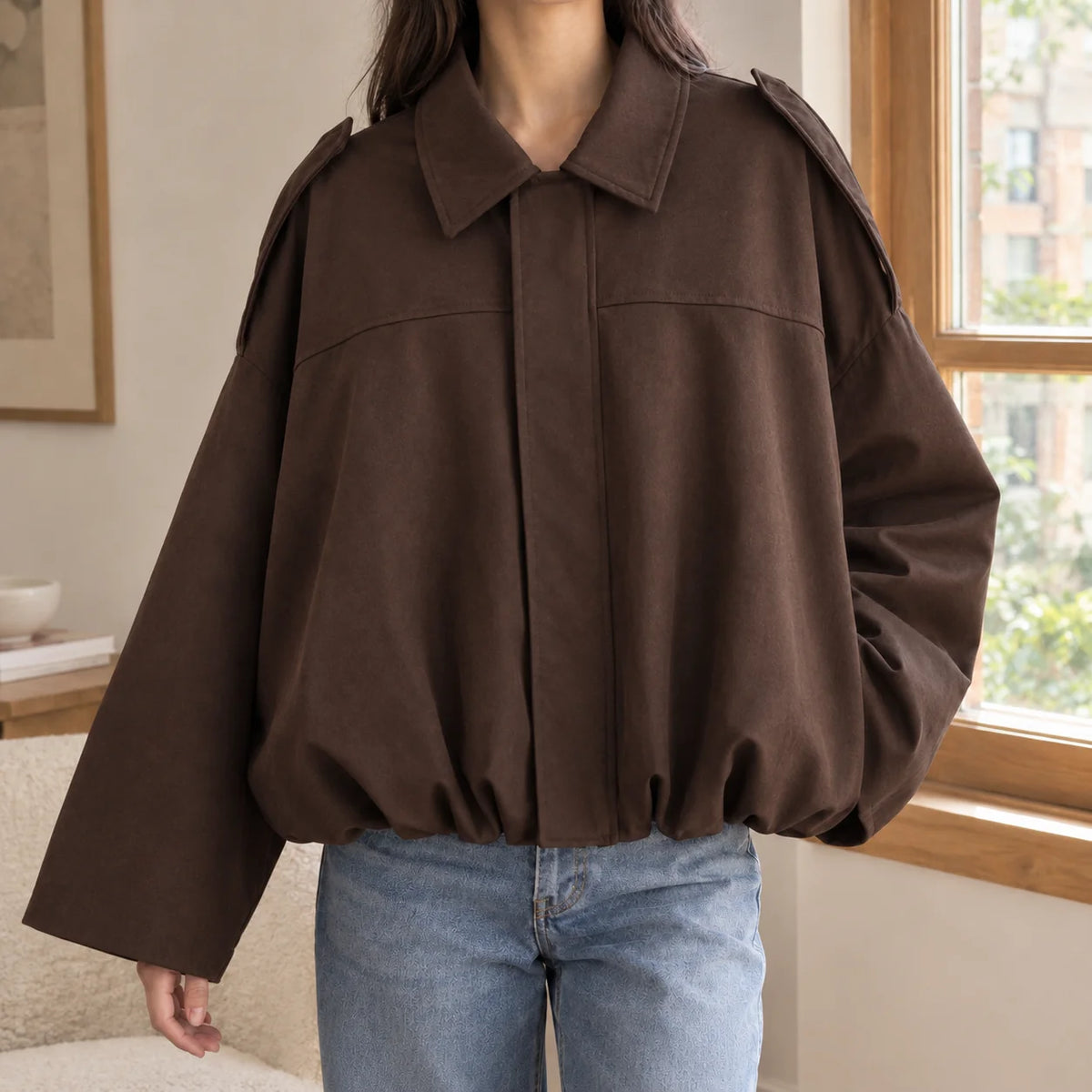 Marco | Comoda Giacca Bomber Corta Oversize Streetwear 6