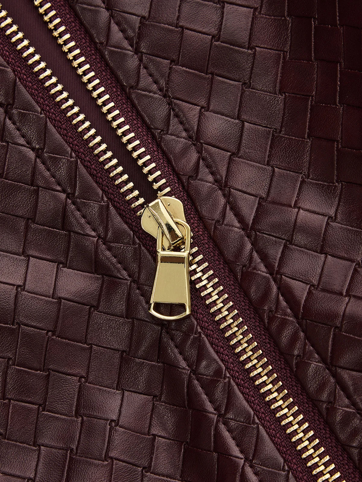 Marco | Elegante Bomber Pelle Uomo In Ecopelle Intrecciata 4