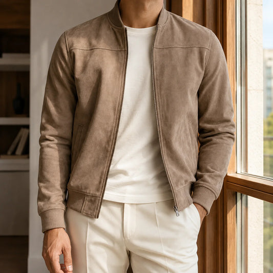 Marco | Elegante Giacca Bomber Uomo Casual 0