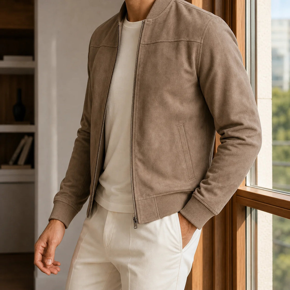 Marco | Elegante Giacca Bomber Uomo Casual 1