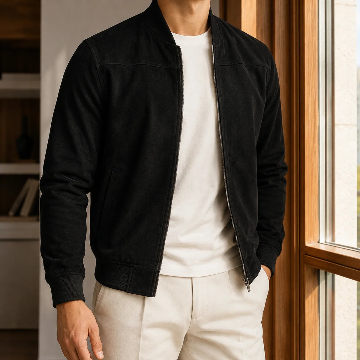 Marco | Elegante Giacca Bomber Uomo Casual 3