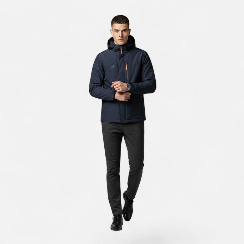 Marco | Elegante Giacca Uomo con Cappuccio e Design Casual 7