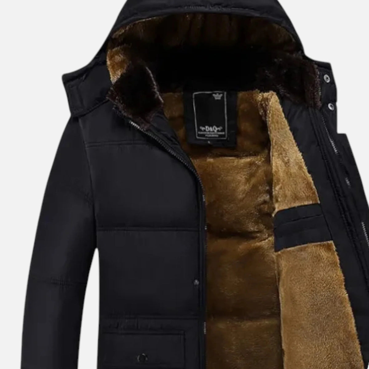 Marco | Giacca Imbottita Uomo con Cappuccio, Calda e Pratica per Inverno 3