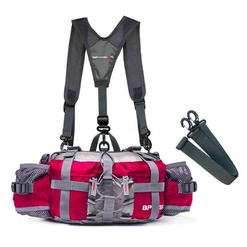 Hiking Waist Pack | Waterproof Durable Nylon with Practical Space for Freedom of Movement