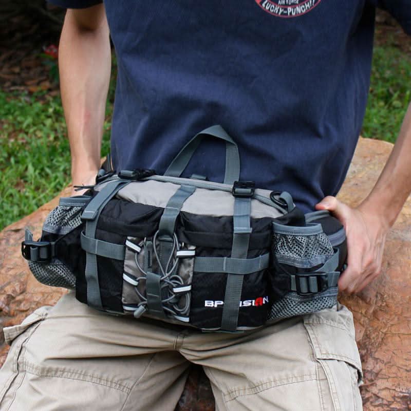 Hiking Waist Pack | Waterproof Durable Nylon with Practical Space for Freedom of Movement