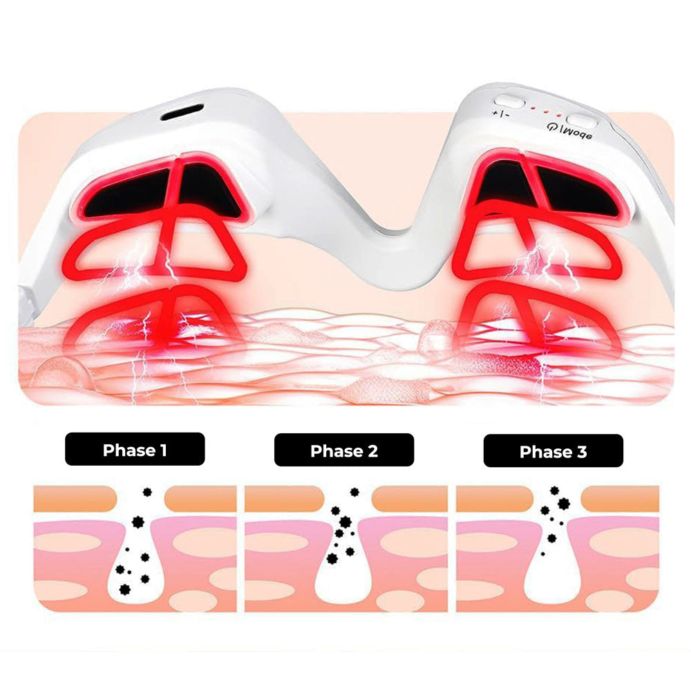 LED Face Mask for Red Light Therapy with Ergonomic Design | Face Illuminator for Anti-Aging Treatment