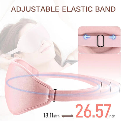 Maschera per Dormire 3D in Memory Foam con Oscuramento Totale | Comfort Ideale per un Sonno Ristoratore 7