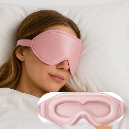 Maschera per Dormire 3D in Memory Foam con Oscuramento Totale | Comfort Ideale per un Sonno Ristoratore 9