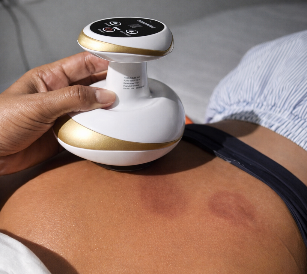 Massaggiatore Elettrico 3 in 1 con Coppettazione e Gua Sha | Trattamento Anticellulite per Tonificazione Efficace 3