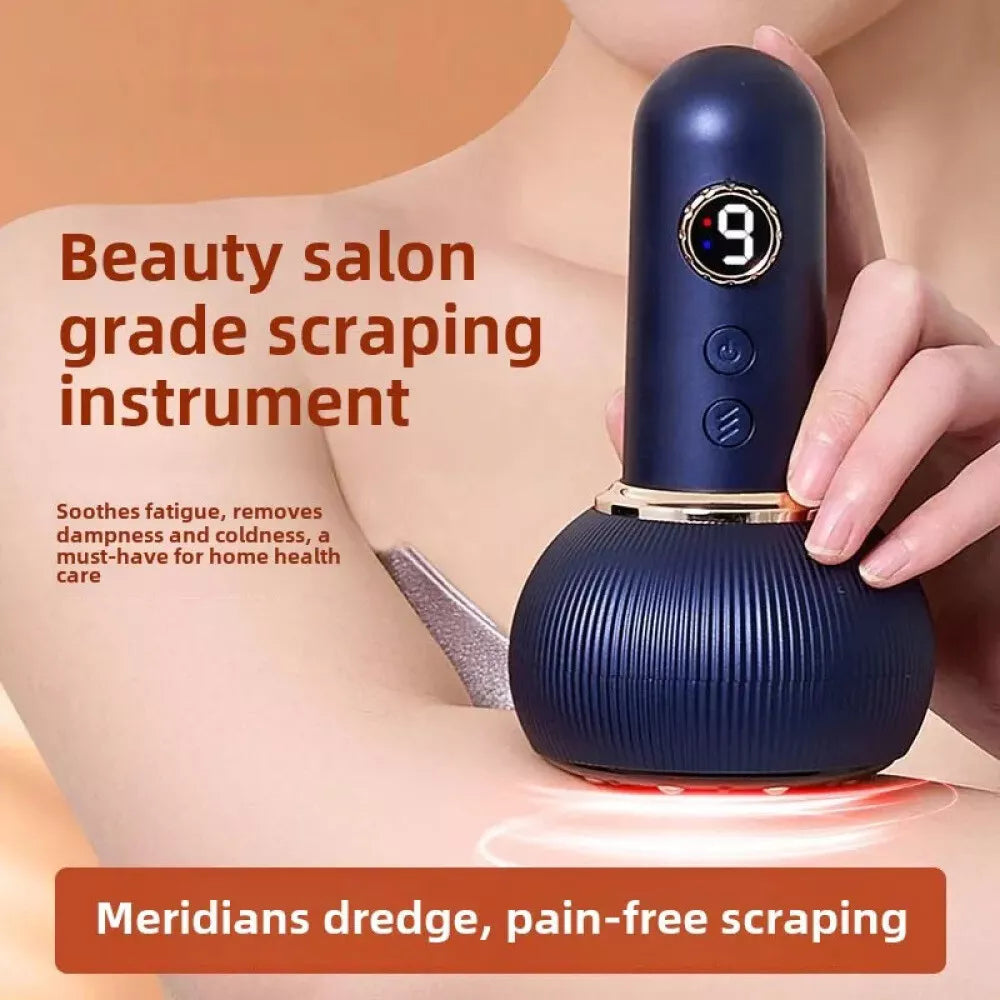Massaggiatore Elettrico | Massaggiatore Gua Sha con Riscaldamento e Vibrazione | Allevia Tensione Muscolare e Migliora Circolazione 1
