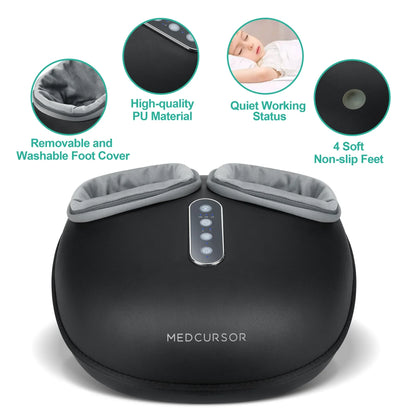 Massaggiatore Plantare Shiatsu | Massaggiatore Piedi con Funzione Riscaldante per Rilassamento Completo 5