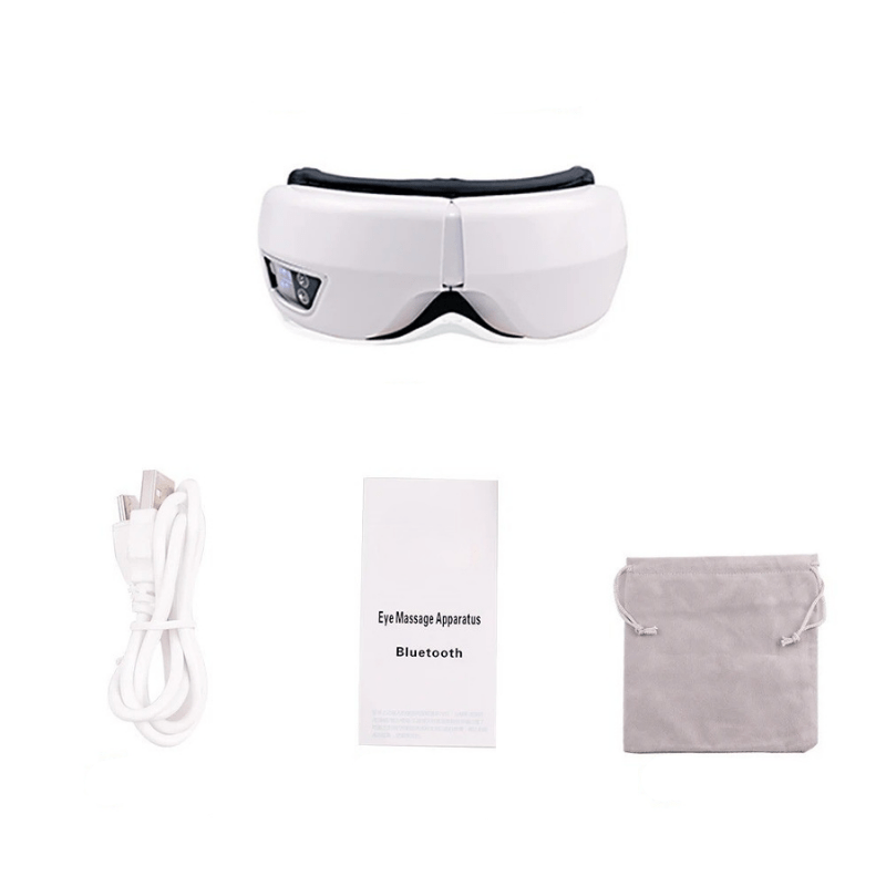 Massaggiatore per Occhi Smart 6D con Calore e Vibrazioni | Design Pieghevole per Relax Totale 0