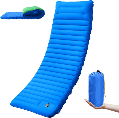 Extra Thick Camping Mat | 4-Inch Self-Inflating Pad for Comfort and Versatility