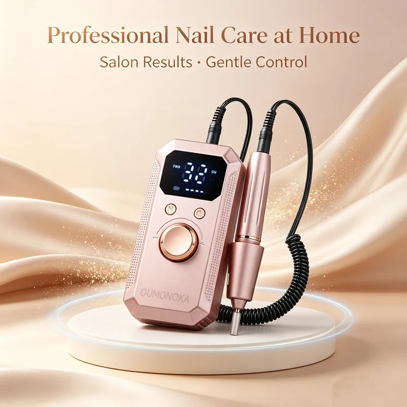 MaxDrive Pro | Smerigliatrice Elettrica per Unghie con Batteria Ricaricabile | Manicure Professionale per Bellezza Femminile 0