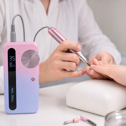 Strumento per Manicure Elettrico | Trapano per Unghie Professionale con 35000 Giri/min | Portatile e Ricaricabile per Manicure Impeccabili