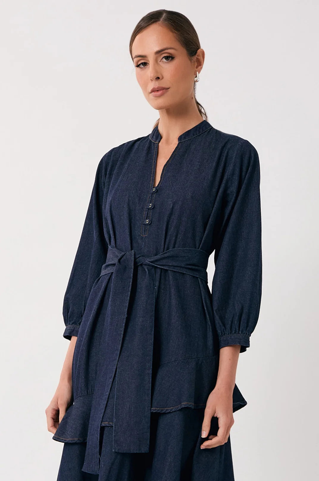 Mia | Elegante Abito Denim Leggero Per Donna 1